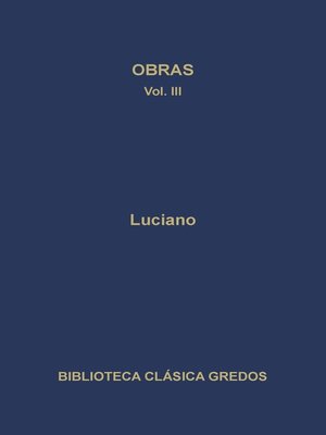 cover image of Obras III